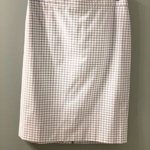Light blue and white Gingham skirt